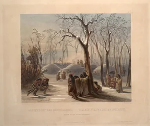 Villaggio invernale dei Minatarres